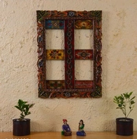 BK Exports Wooden Hand Painted Wall Decor & Hanging For Home - Wooden, Pack of1